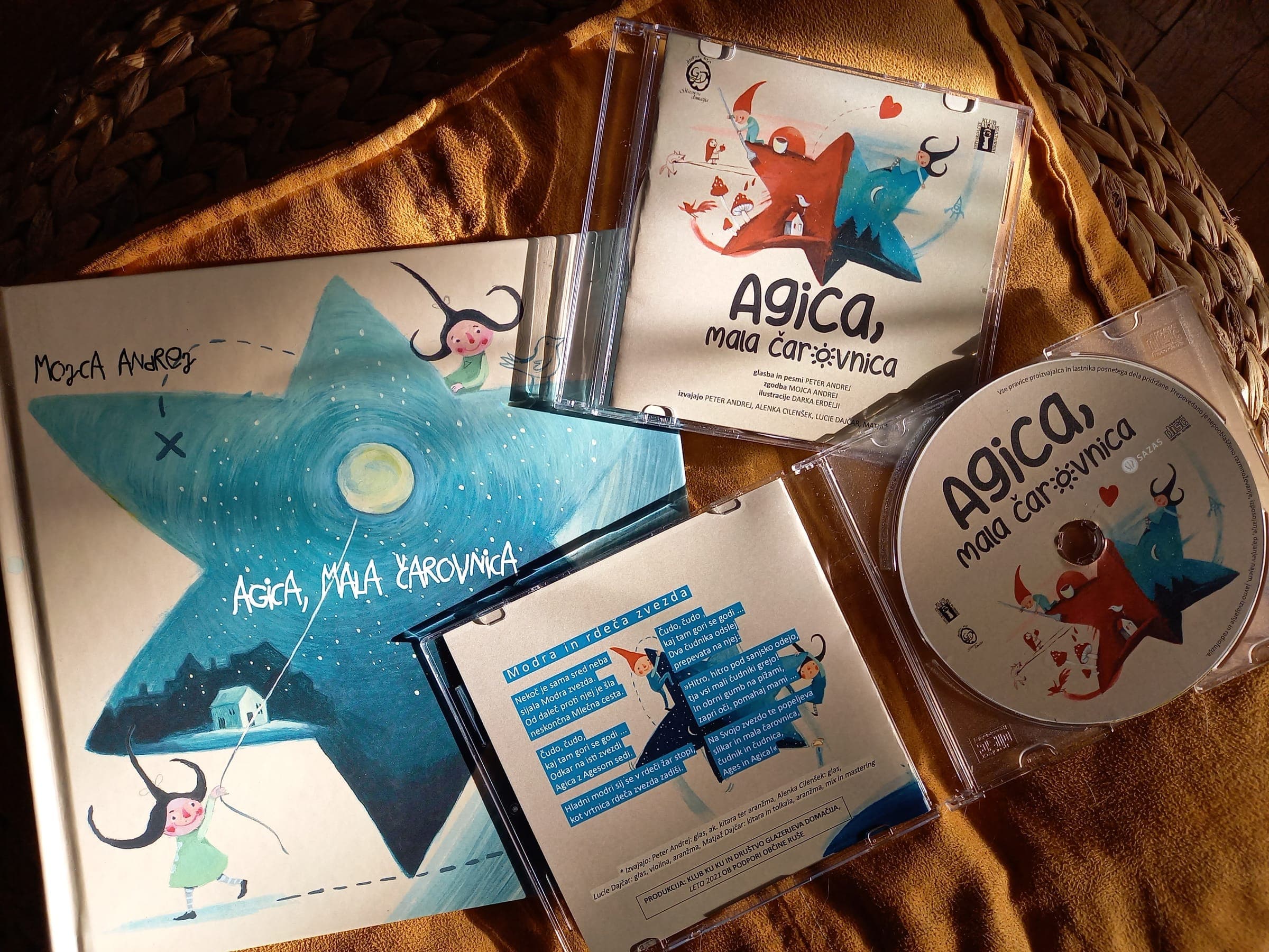Agica, mala čarovnica – Knjiga in CD Petra Andreja