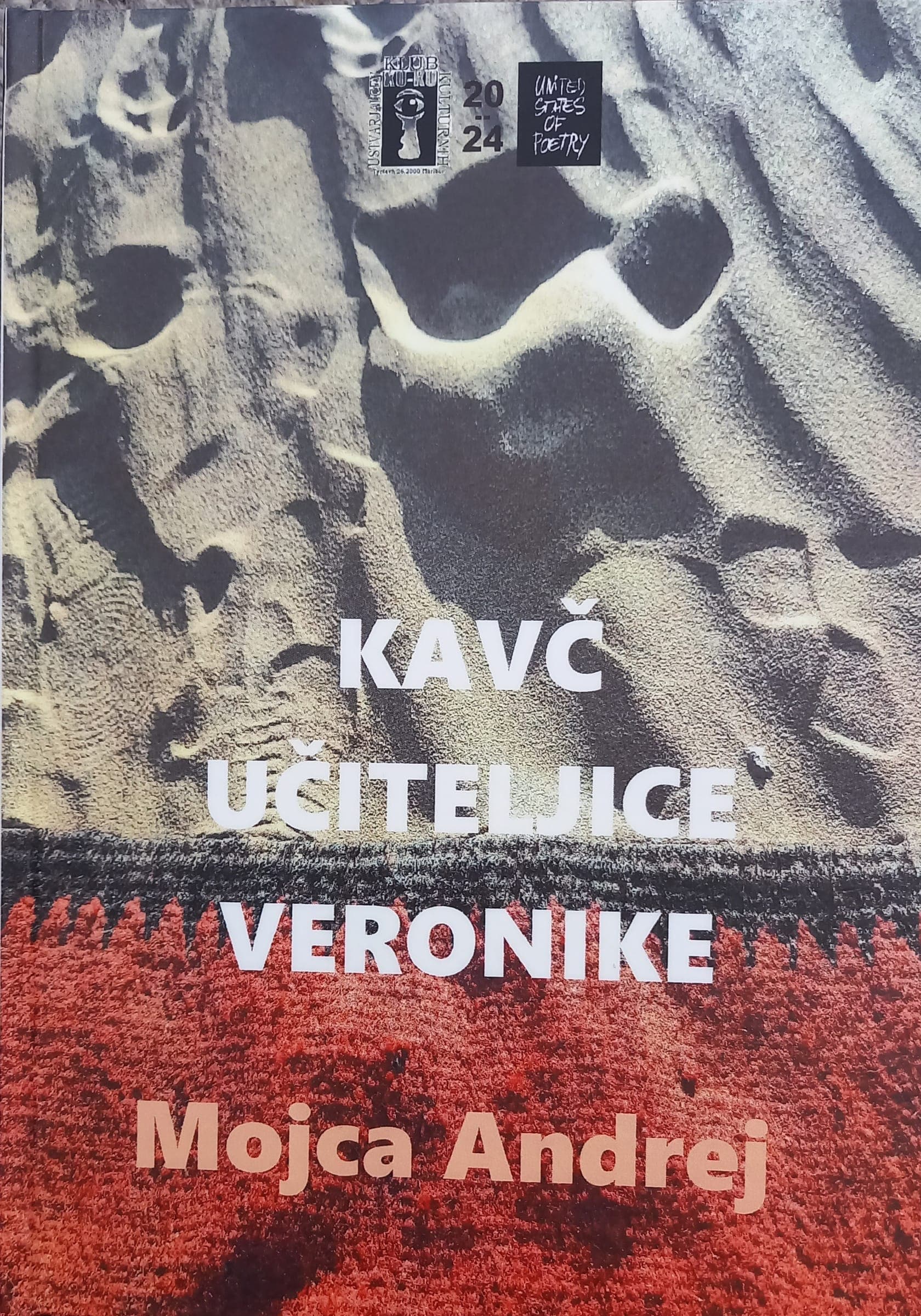 Naslovnica knjige Kavč učiteljice Veronike (Klub KU KU in Glazerjeva domačija, 2024)